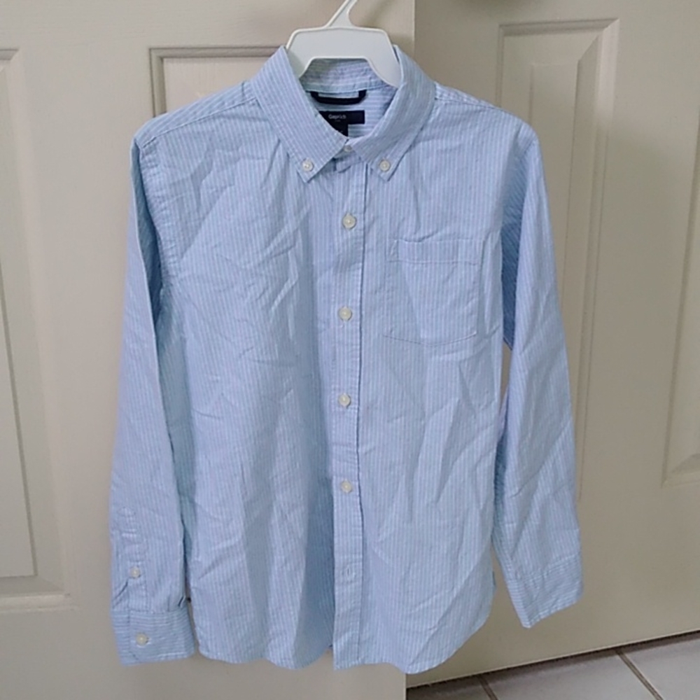 NWT boy's GapKids button down striped shirt